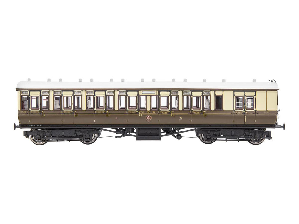 Gaugemaster GWR Toplight Coach Set (3) GWR Chocolate/Cream Pack A GM4310103