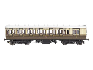 Gaugemaster GWR Toplight Coach Set (3) GWR Chocolate/Cream Pack A GM4310103