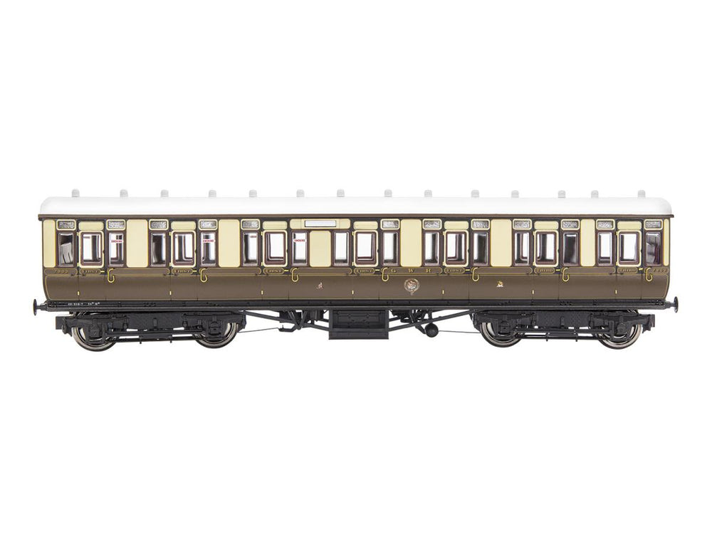 Gaugemaster GWR Toplight Coach Set (3) GWR Chocolate/Cream Pack A GM4310103