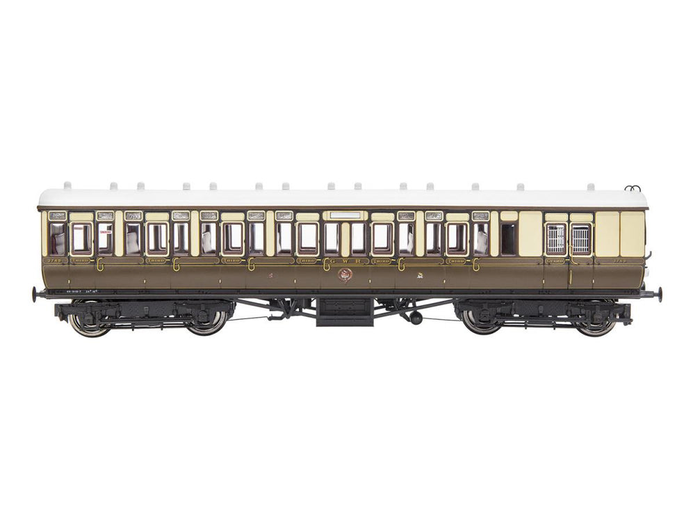 Gaugemaster GWR Toplight Coach Set (3) GWR Chocolate/Cream Pack B GM4310104