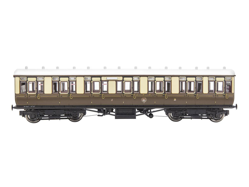 Gaugemaster GWR Toplight Coach Set (3) GWR Chocolate/Cream Pack B GM4310104