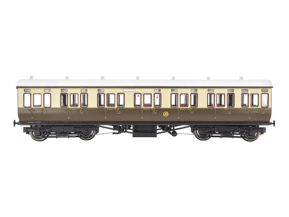 Gaugemaster GWR Toplight Coach Set (3) GWR Choc/Crm Shirtbutton Pack A GM4310105