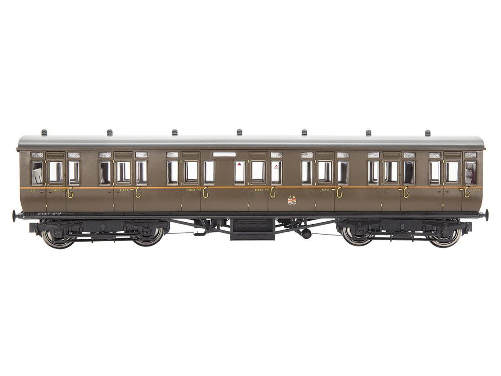 Gaugemaster GWR Toplight Coach Set (3) GWR All Brown Pack A GM4310107 OO