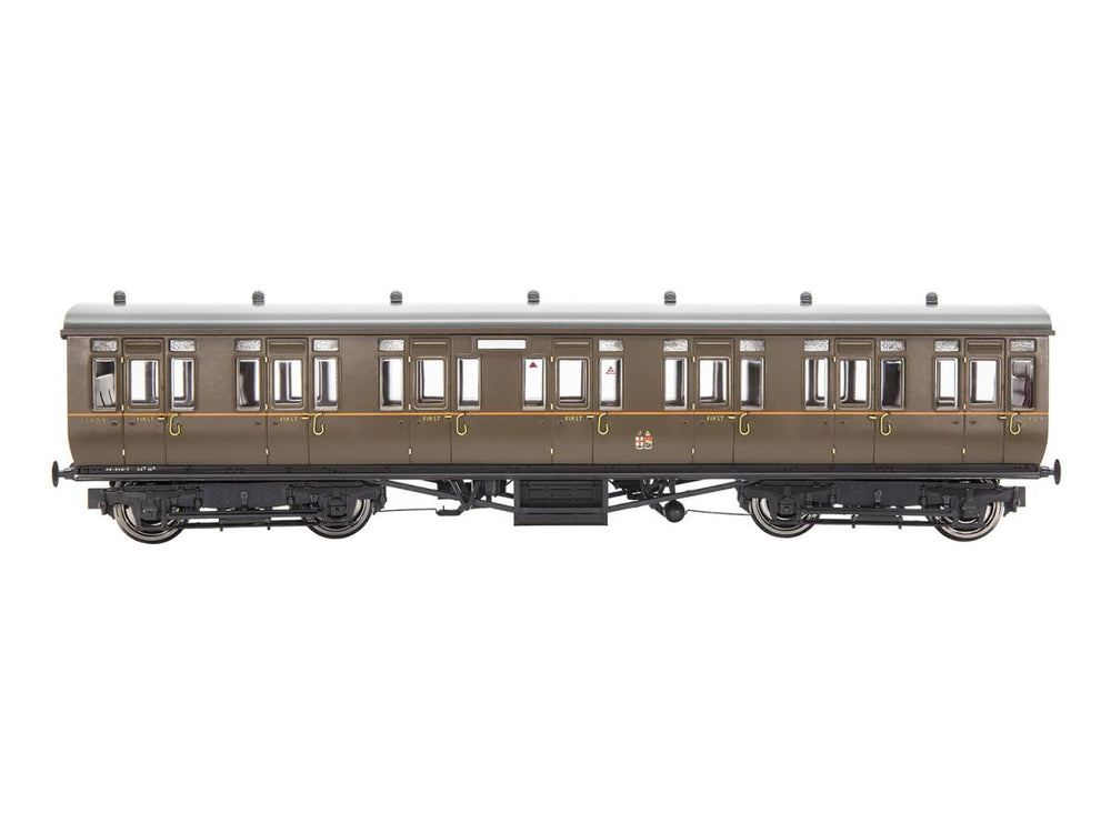Gaugemaster GWR Toplight Coach Set (3) GWR All Brown Pack B GM4310108 OO