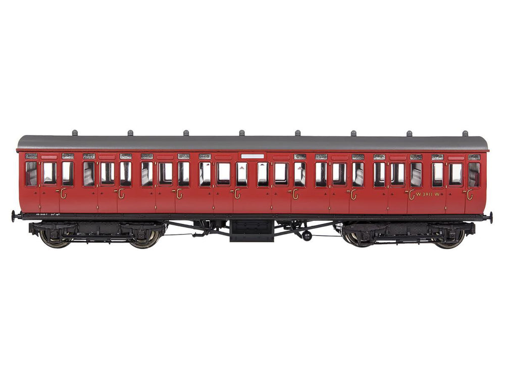Gaugemaster GWR Toplight Coach Set (3) BR(WR) Maroon Pack A GM4310109 OO