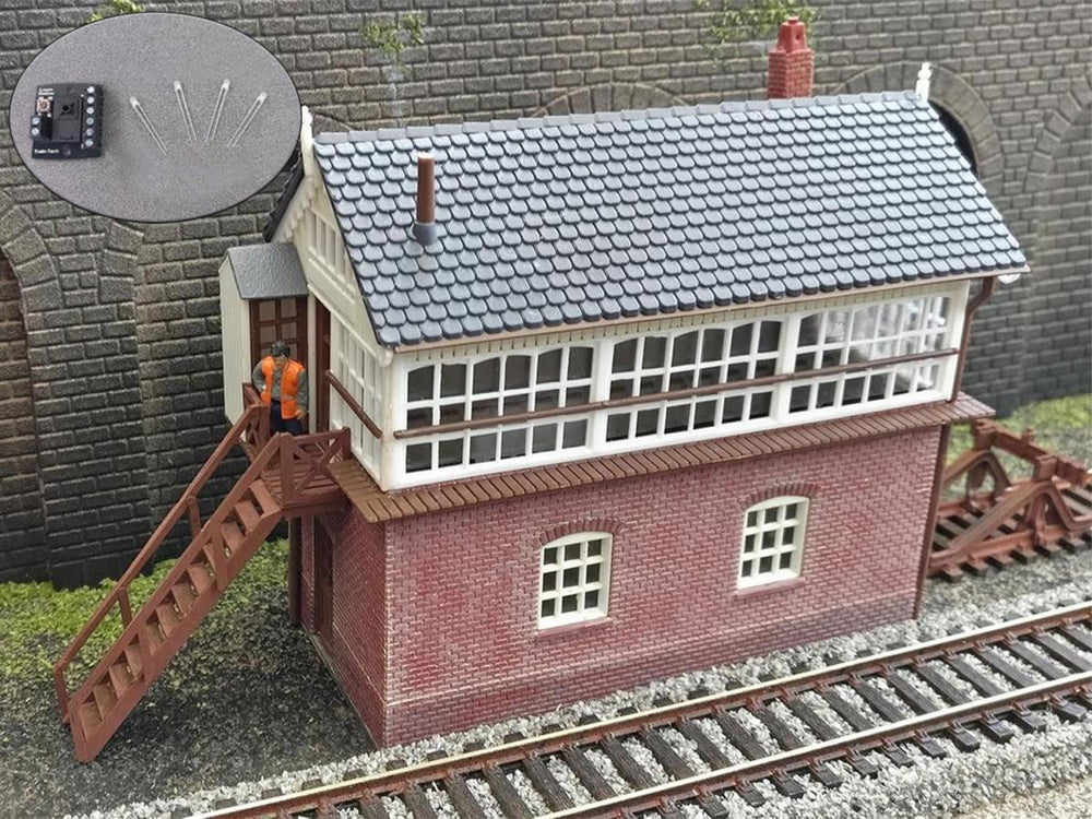 Gaugemaster Teignmouth Signal Box Kit with LED Lighting GM481L OO