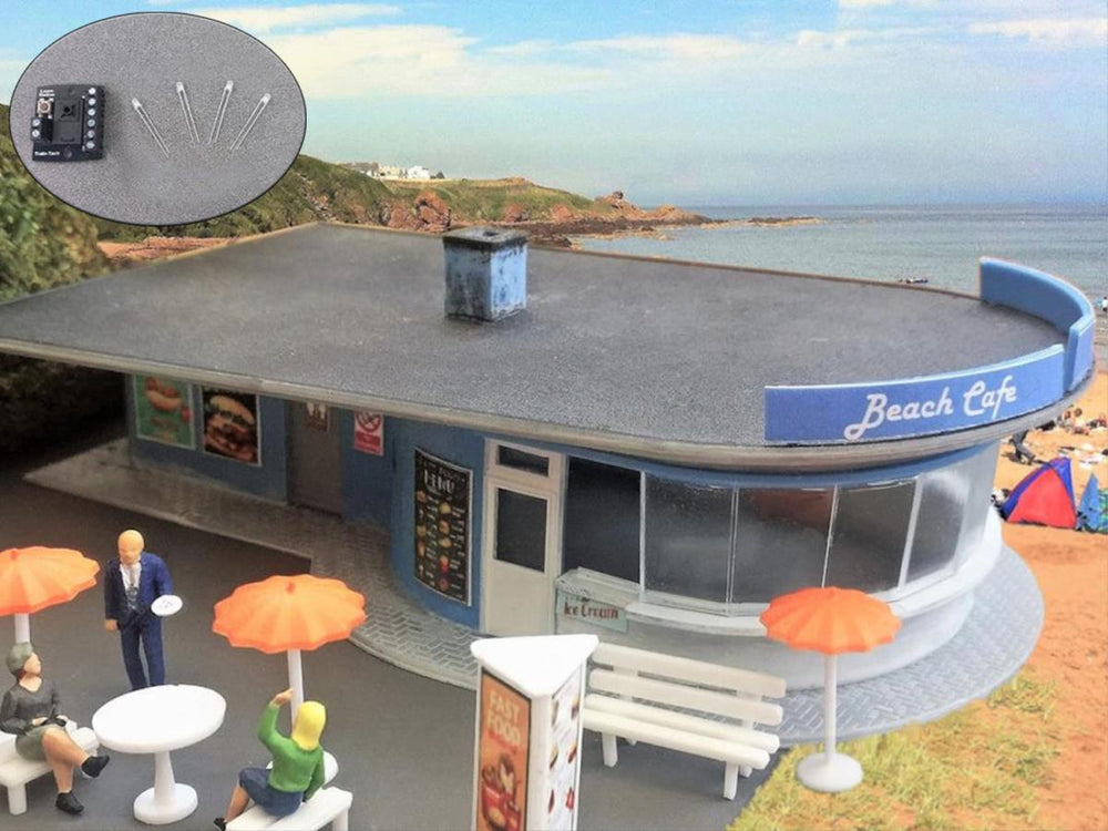 Gaugemaster Fordhampton Seafront Cafe Kit with LED Lighting GM484L OO