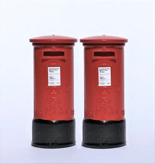 GAUGEMASTER GM731 O Scale Postboxes 2pcs (Pre-Built) O Gauge