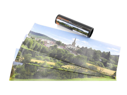 Gaugemaster Pretty British Town Small Photo Backscene 1372x152mm N Gauge GM758