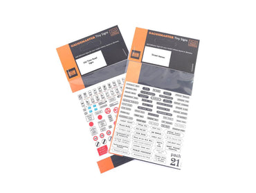 Tiny Signs Streets & Buildings Signage Set GMTS402 OO Gauge