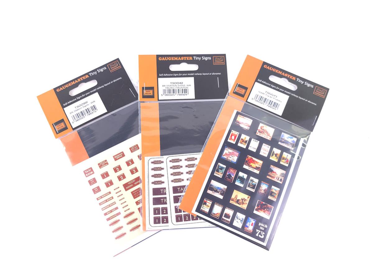 Tiny Signs GWR Themed Signage Set GMTS405 OO Gauge