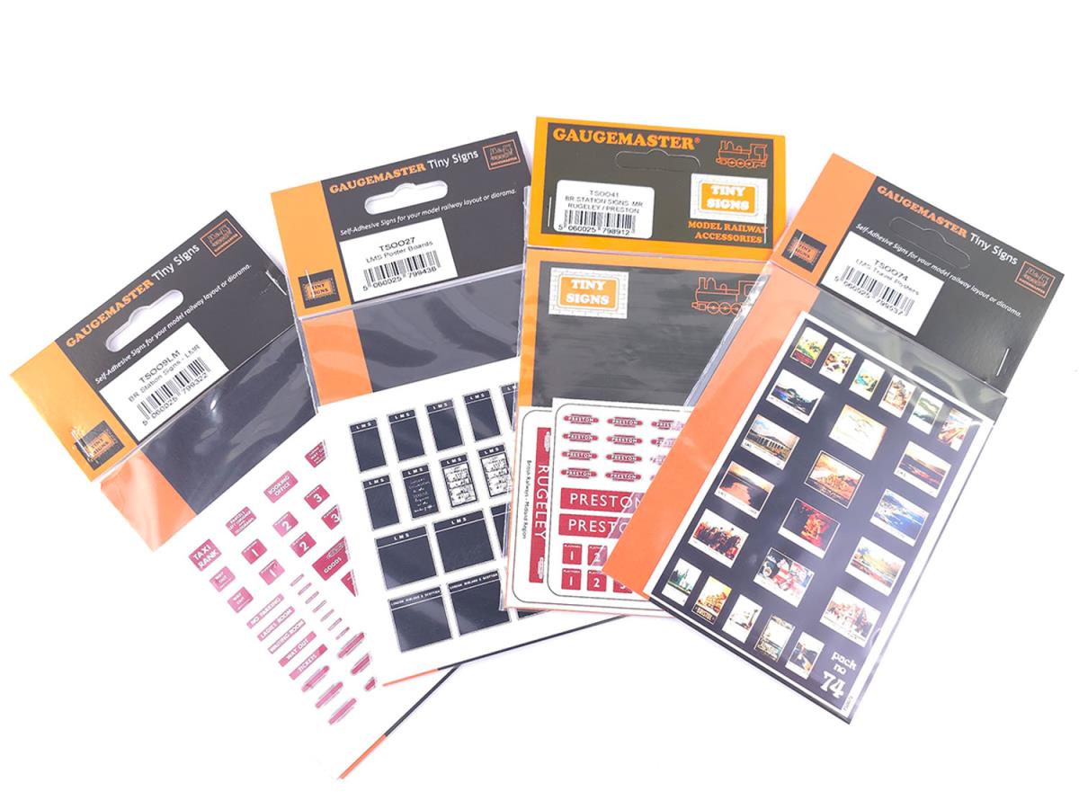 Tiny Signs LMS Themed Signage Set GMTS406 OO Gauge