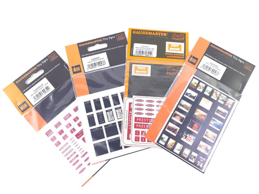 Tiny Signs LMS Themed Signage Set GMTS406 OO Gauge