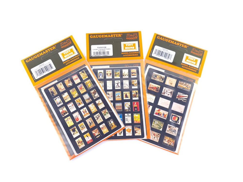 Tiny Signs London Transport Themed Signage Set GMTS411 OO Gauge