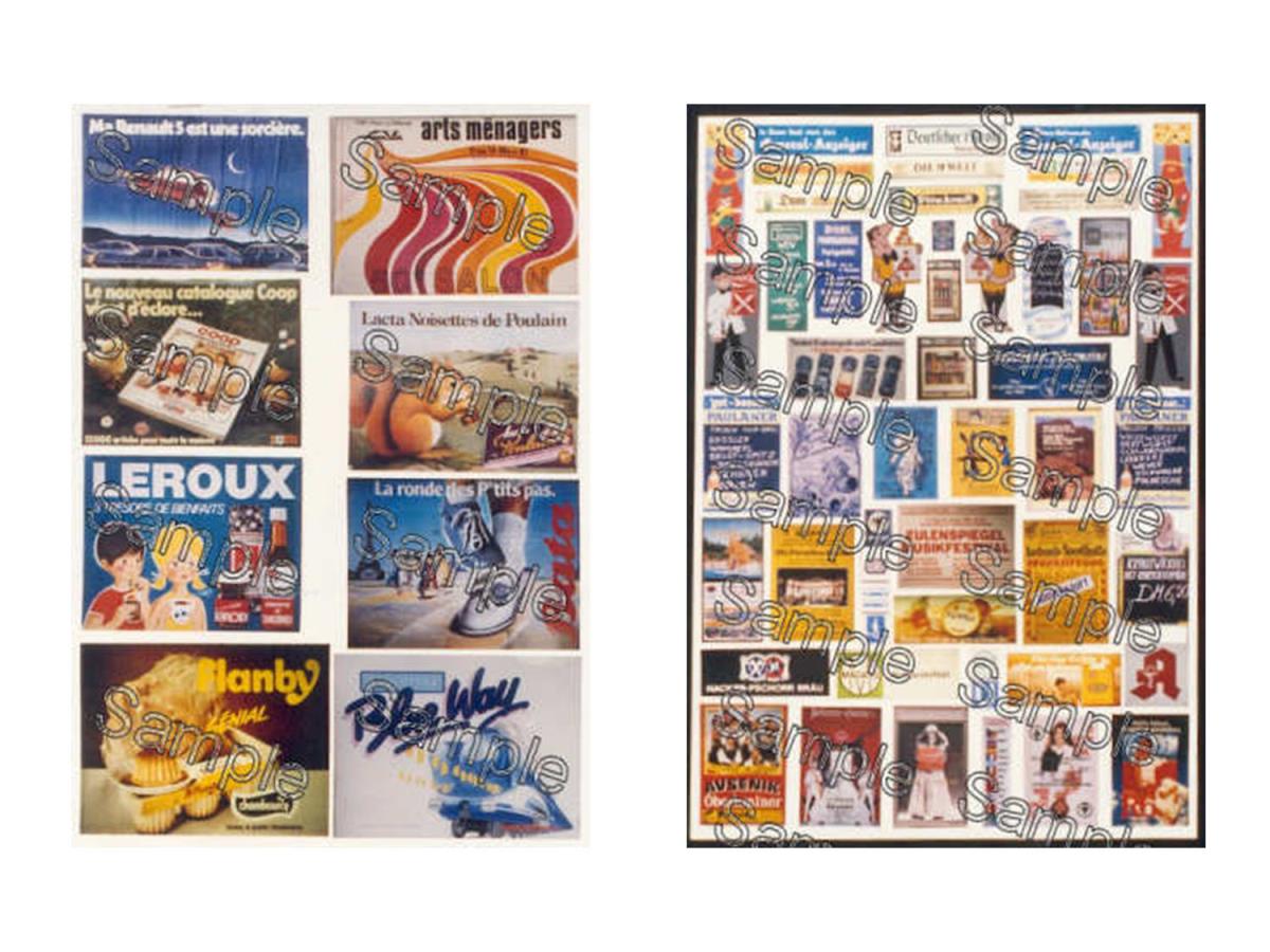 Tiny Signs European Themed Signage Set GMTS412 OO Gauge