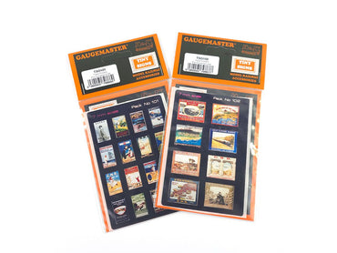 Tiny Signs Historic Travel Posters Signage Set GMTS702 O Gauge