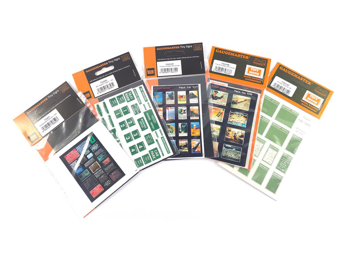 Tiny Signs SR Themed Signage Set GMTS709 O Gauge