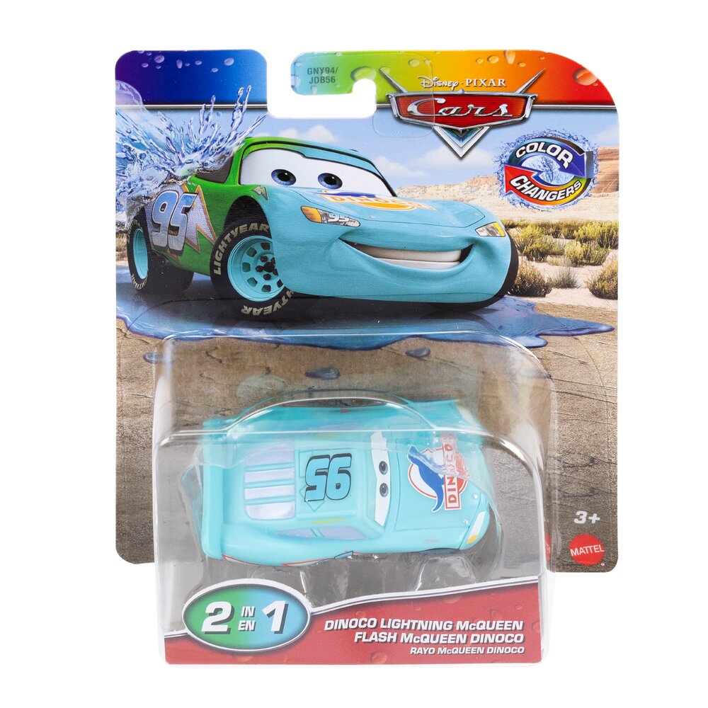 Disney Pixar Cars Color Changers Dinoco Lightning McQueen 1:55 Age 3+ JKP76