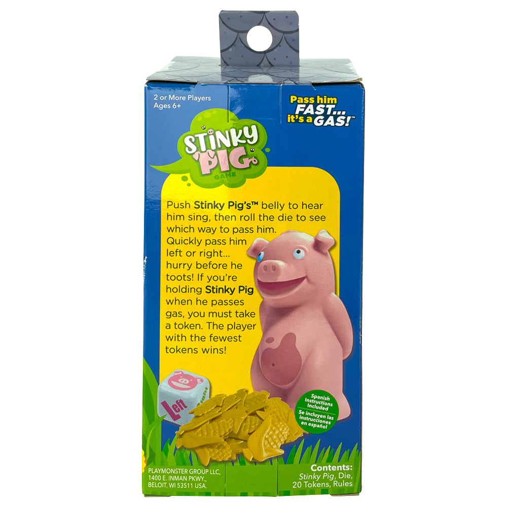 Stinky Pig - Party Game - Push his belly and Pass! - PlayMonster