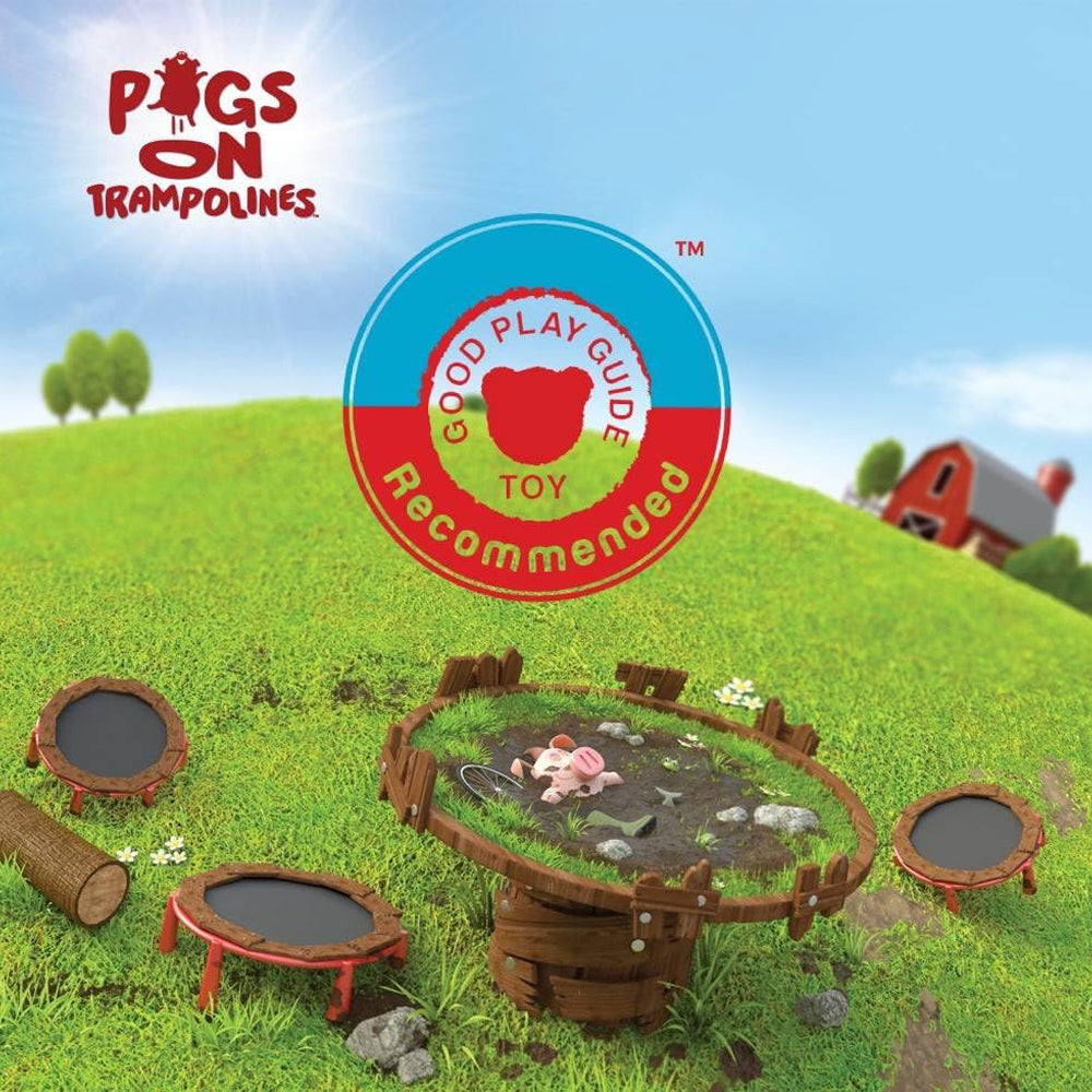 Pigs on Trampolines Board Game - Age 6+ PlayMonster