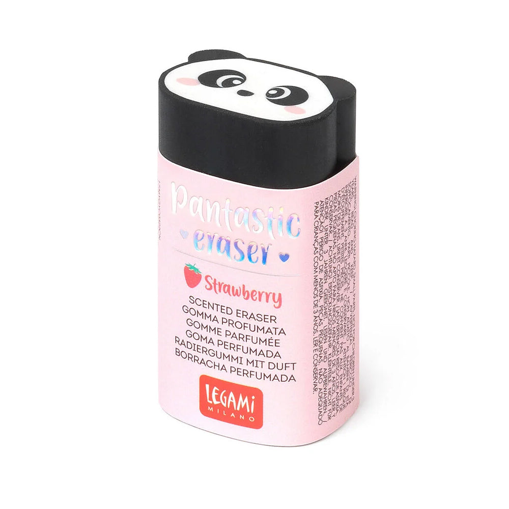 Legami Pantastic Eraser - Strawberry Scented Panda Rubber