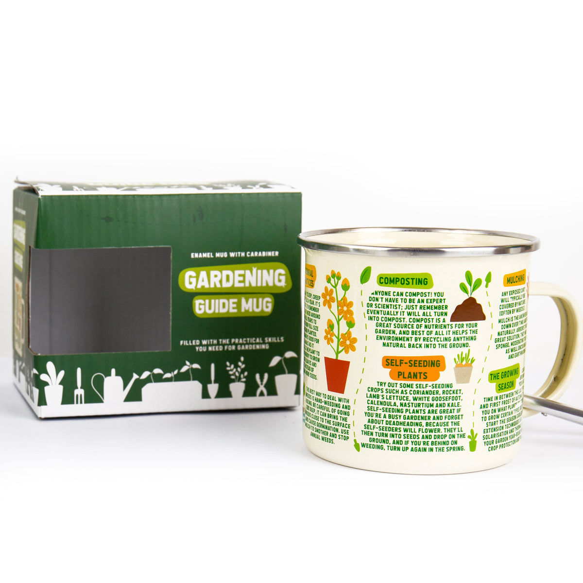 Gift Republic Gardening Guide Enamel Mug