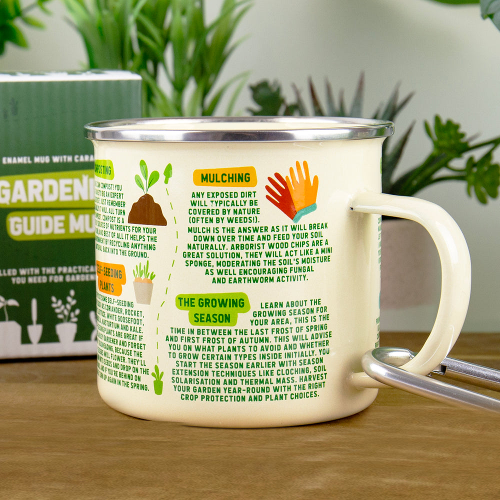 Gift Republic Gardening Guide Enamel Mug