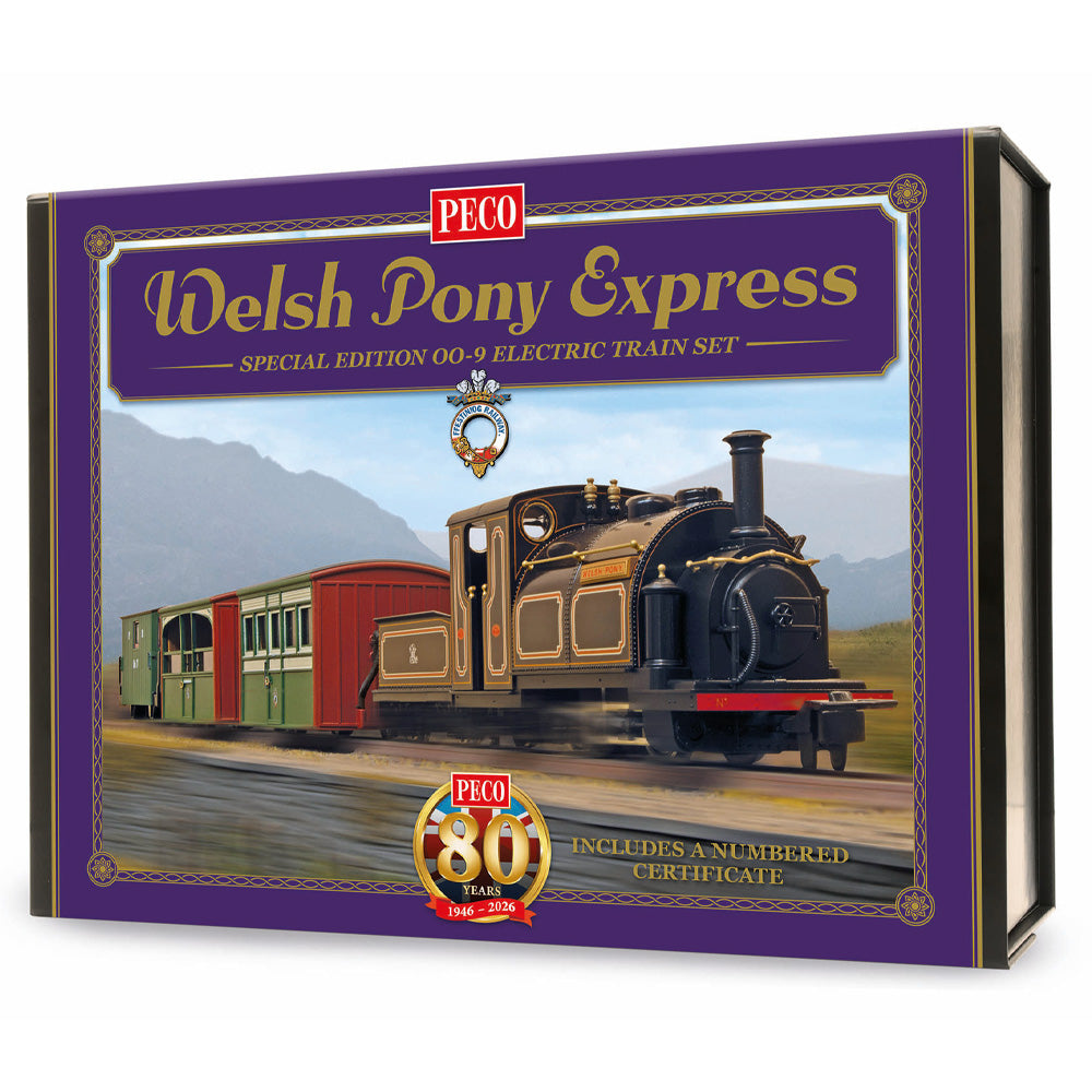 PECO GR1052 Welsh Pony Express Train Set OO9 Gauge
