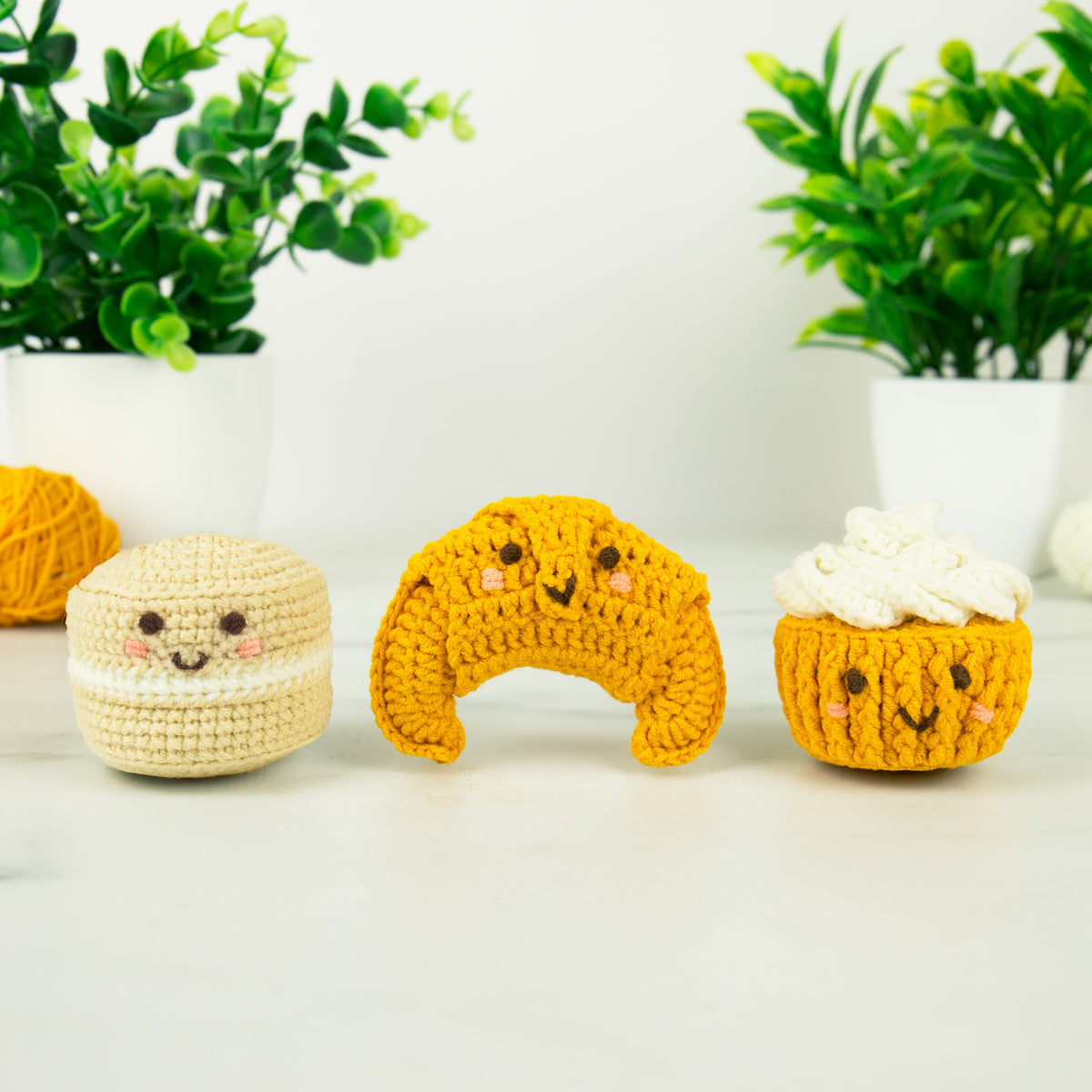 Gift Republic Mini Patisserie DIY Crochet Trio Kit