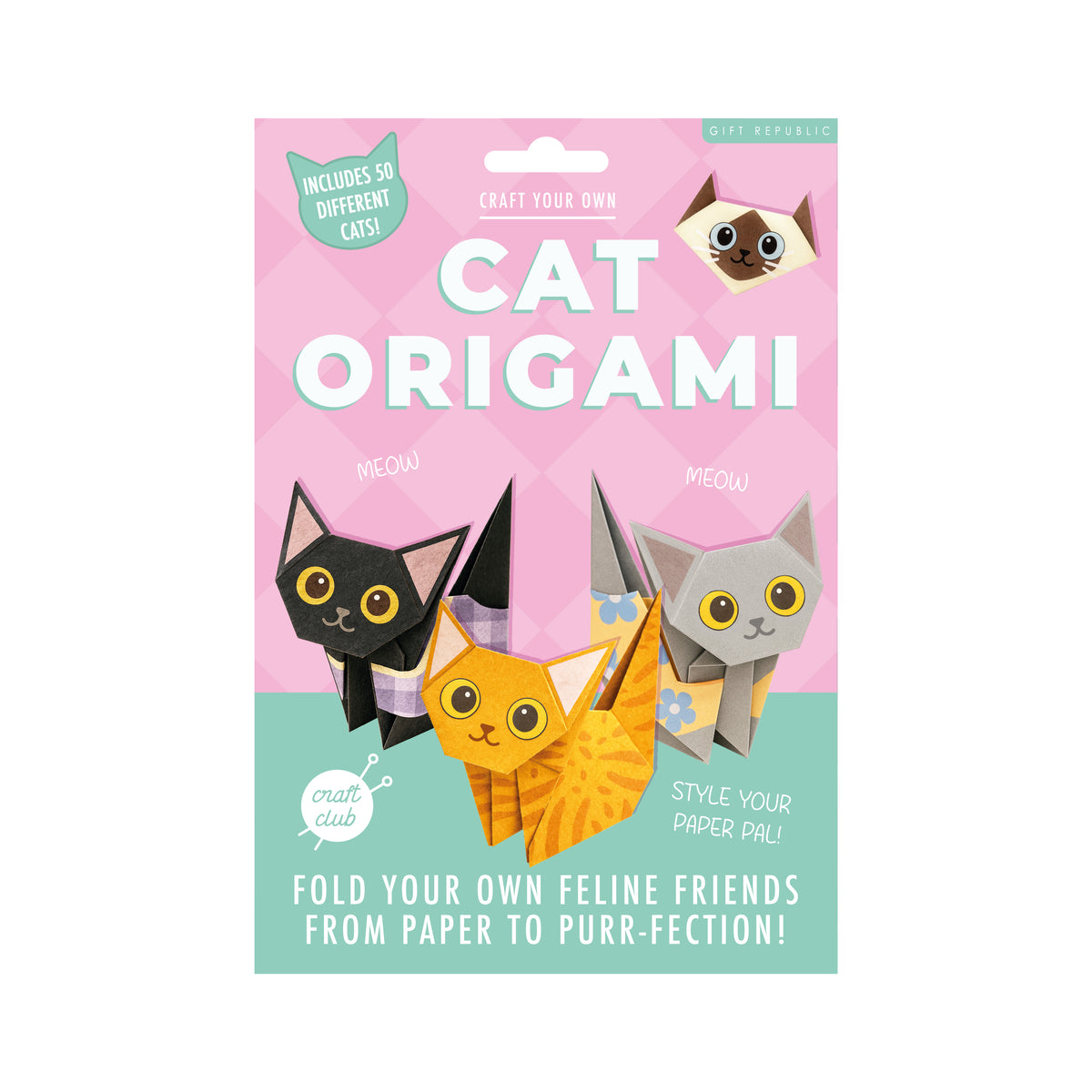 Gift Republic Cat Origami Kit