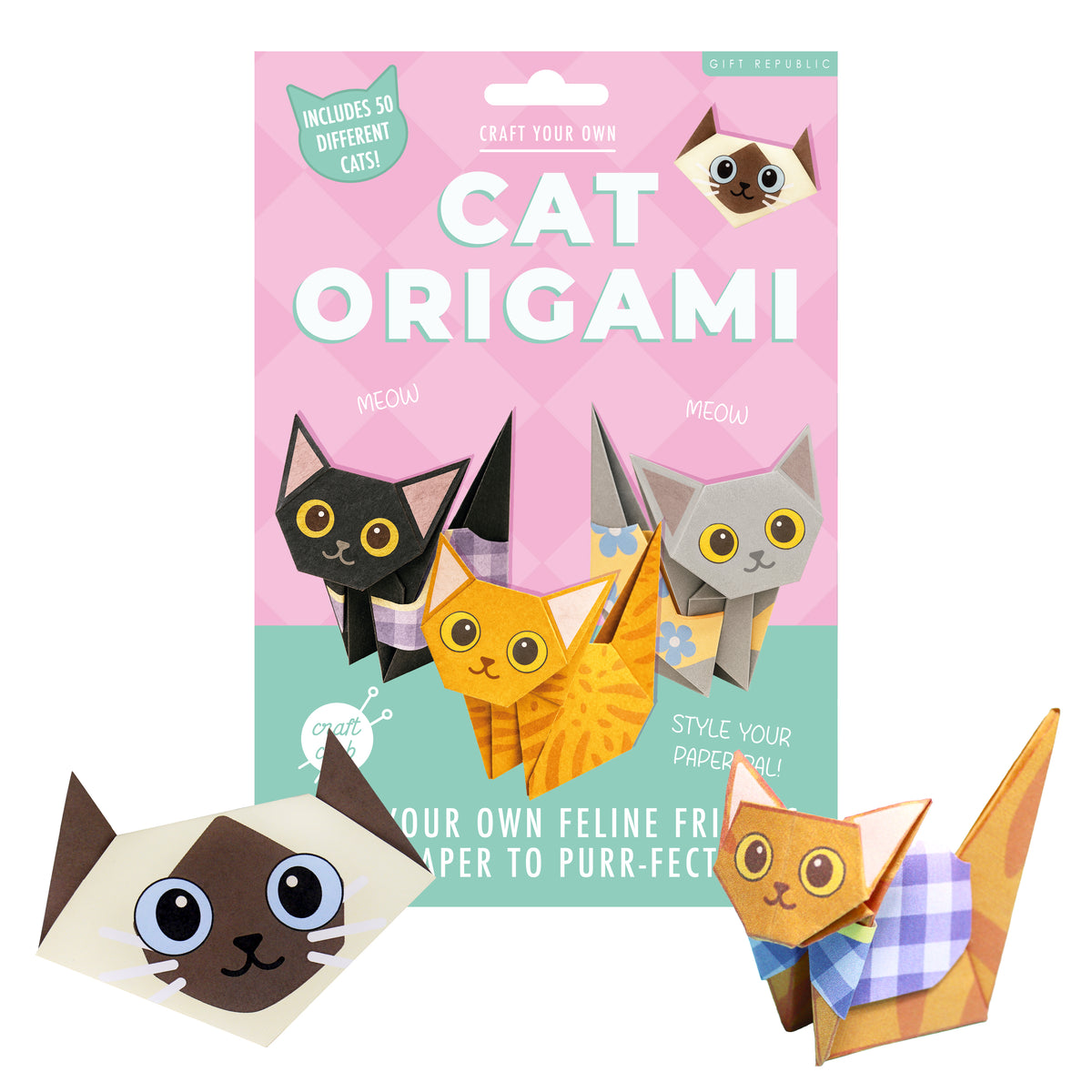Gift Republic Cat Origami Kit