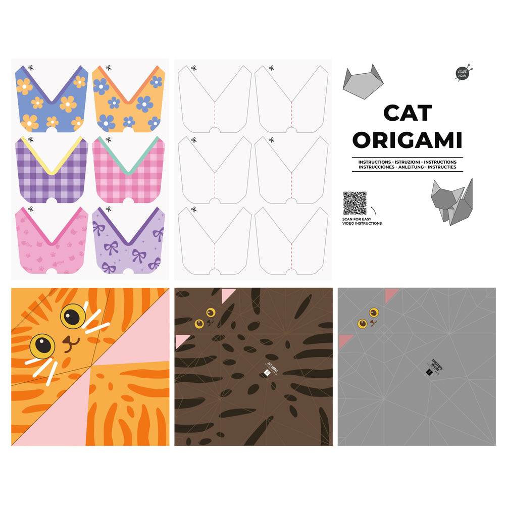 Gift Republic Cat Origami Kit
