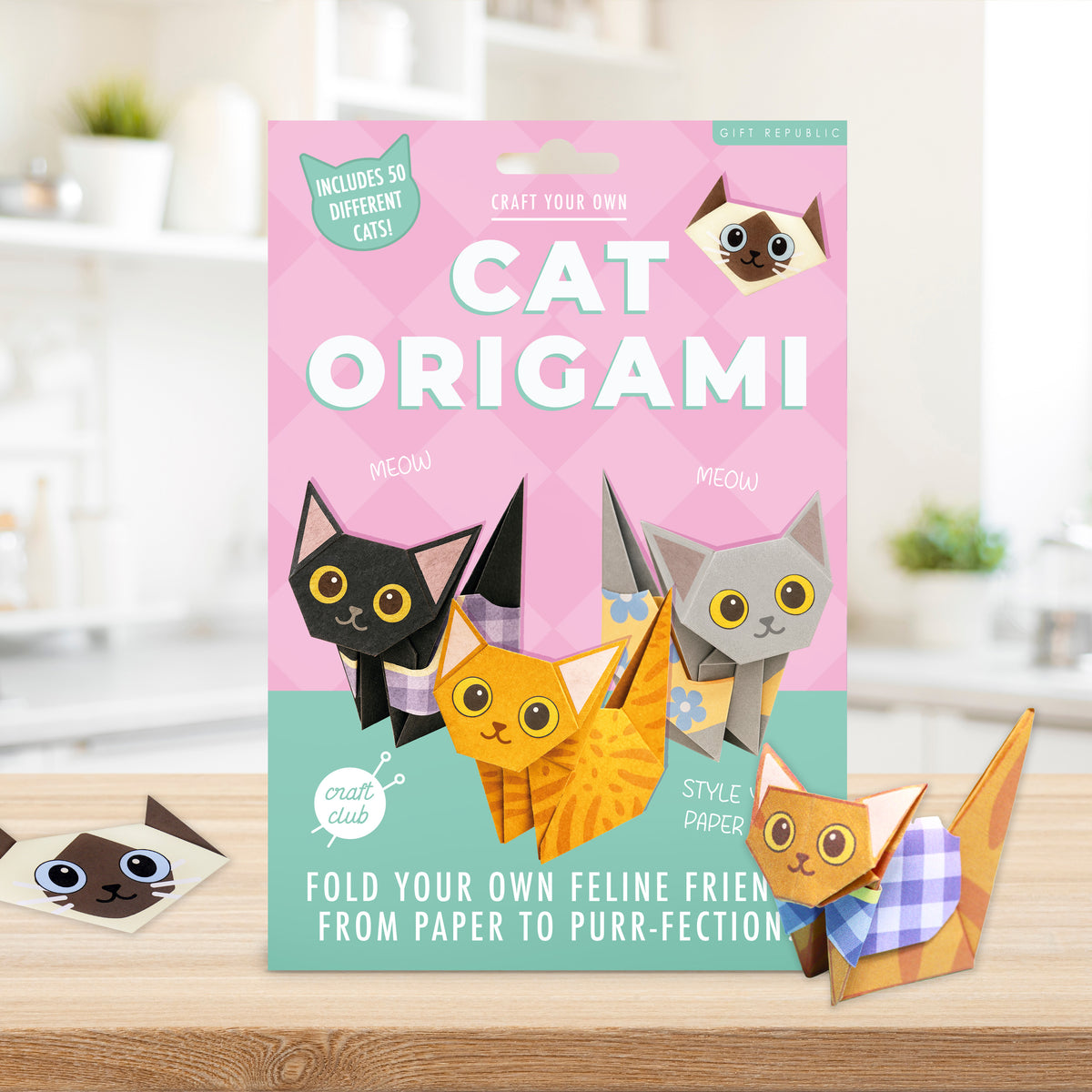 Gift Republic Cat Origami Kit