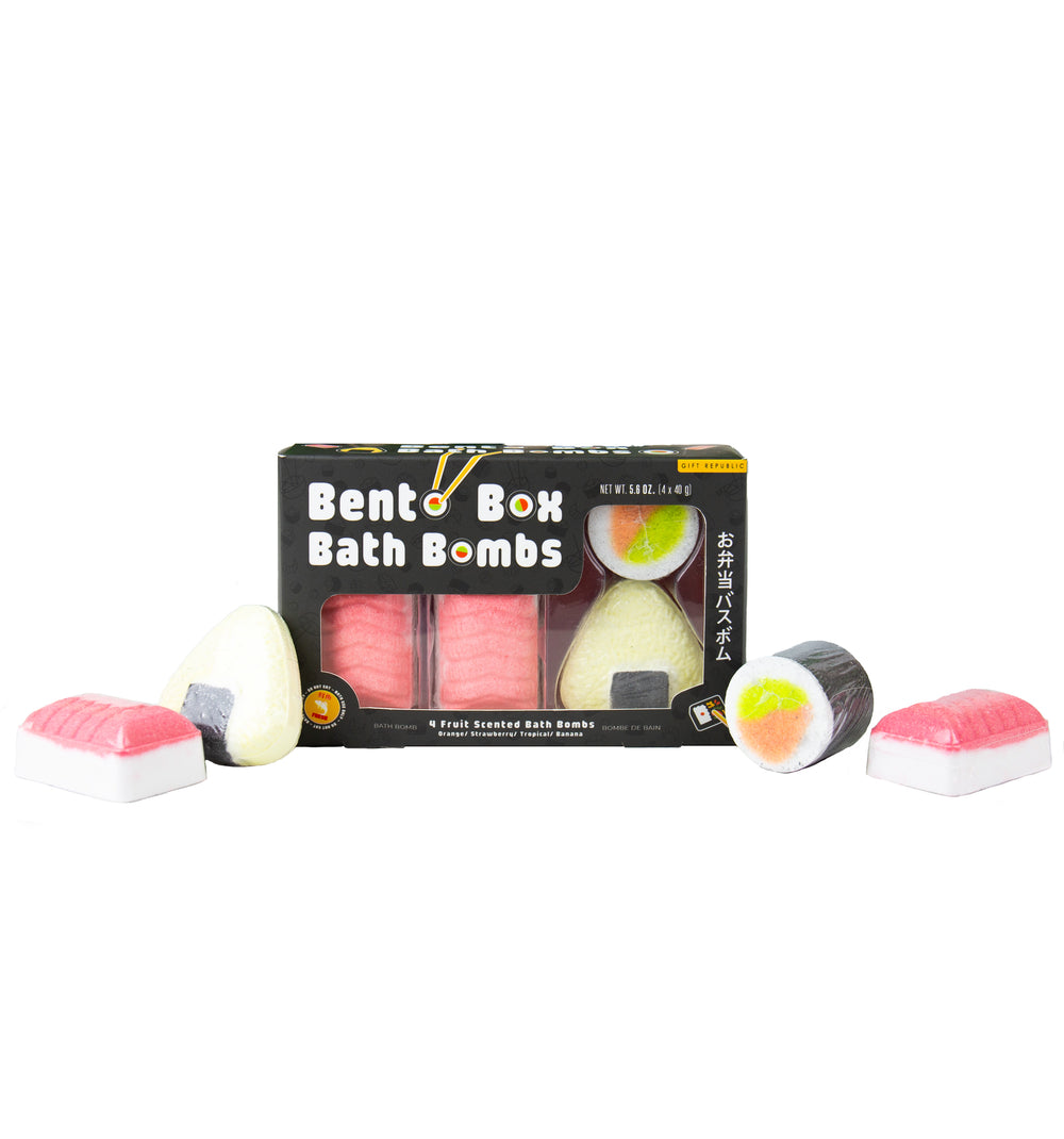 Gift Republic Bento Box Bath Bombs - Set of 4