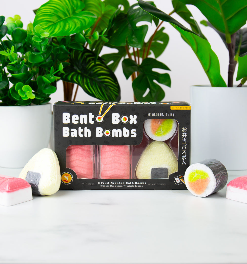 Gift Republic Bento Box Bath Bombs - Set of 4