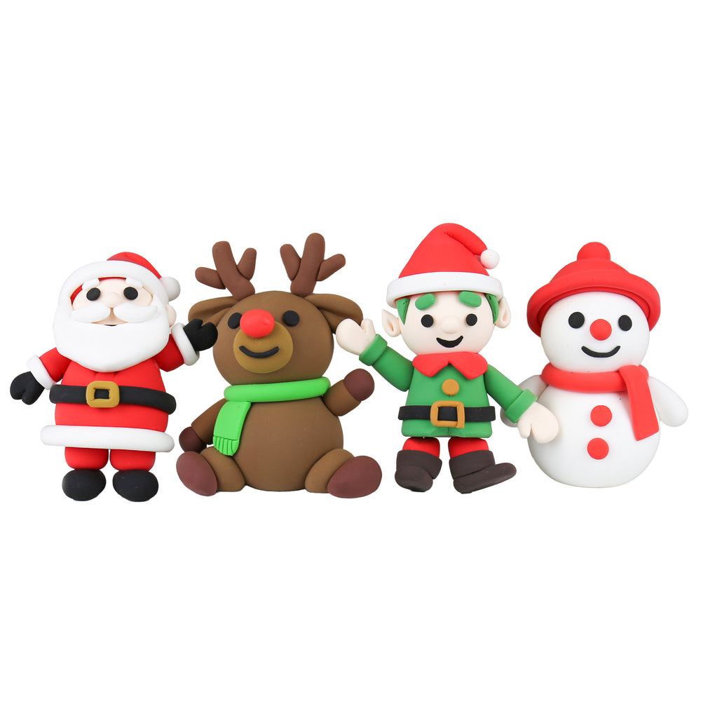 Gift Republic Festive Friends Air Dry Clay Kit