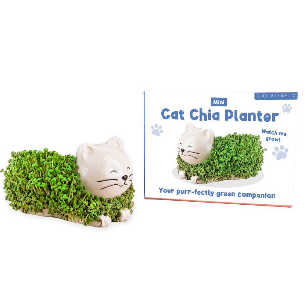 Gift Republic Mini Chia Planter - Cat, Dog or Hedgehog