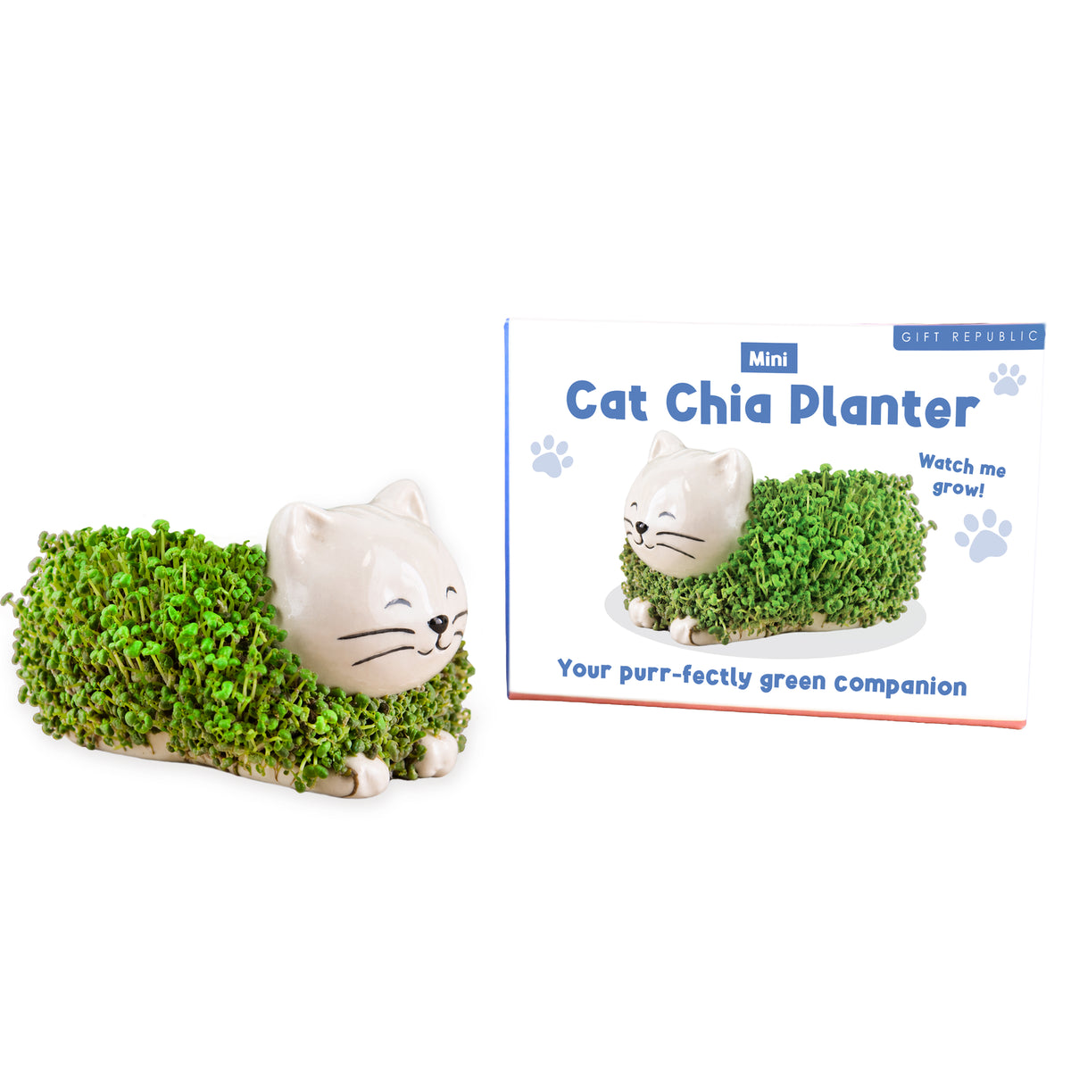 Gift Republic Mini Chia Planter - Cat, Dog or Hedgehog