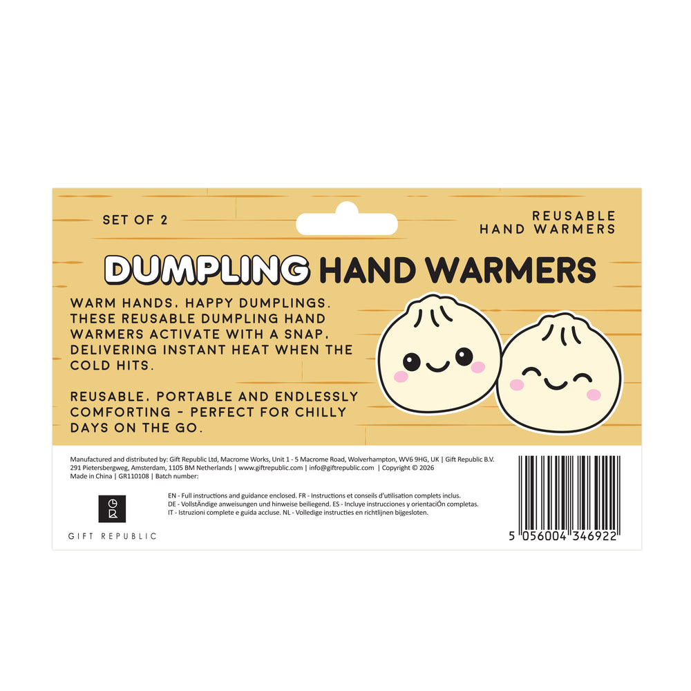 Gift Republic Dumpling Hand Warmers - Set of 2