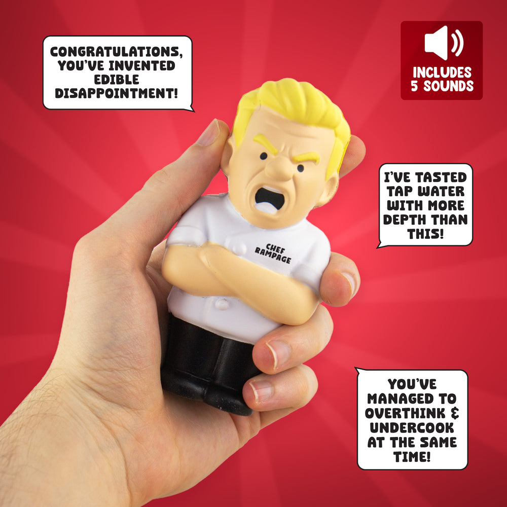 Gift Republic Chef Rampage Talking Stress Reliever