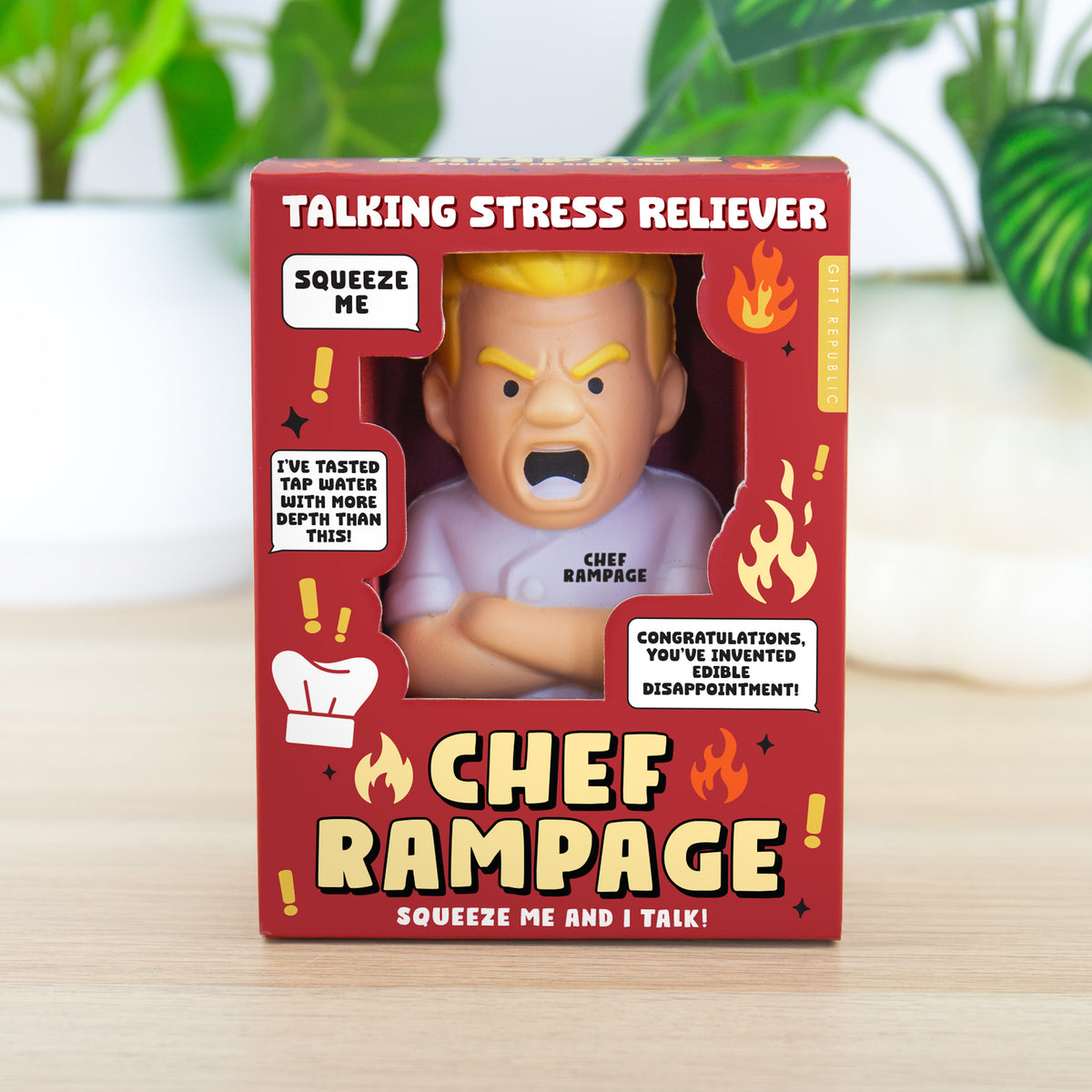 Gift Republic Chef Rampage Talking Stress Reliever
