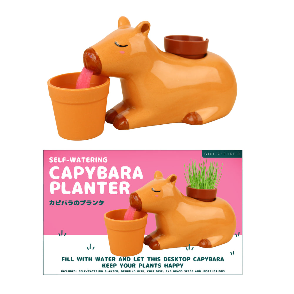 Gift Republic Self-Watering Capybara Planter