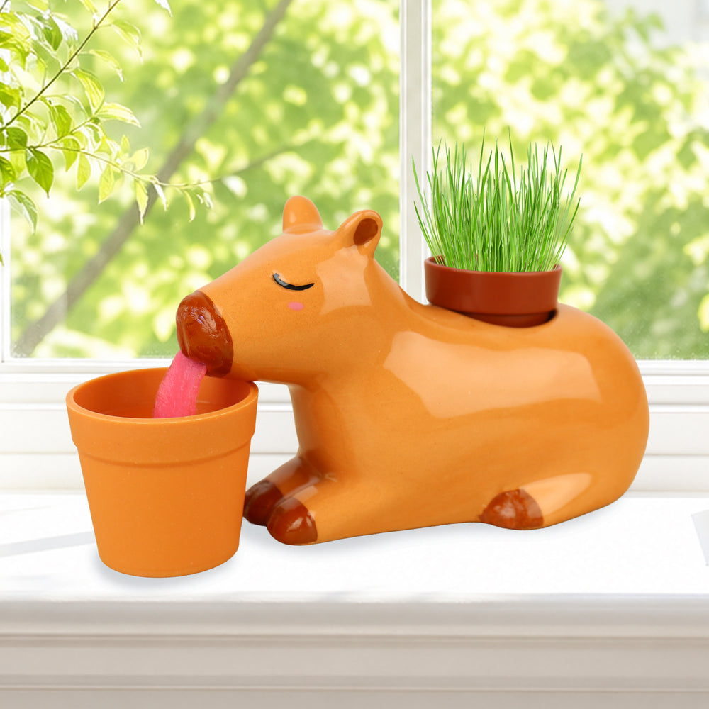 Gift Republic Self-Watering Capybara Planter