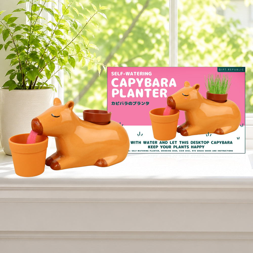 Gift Republic Self-Watering Capybara Planter