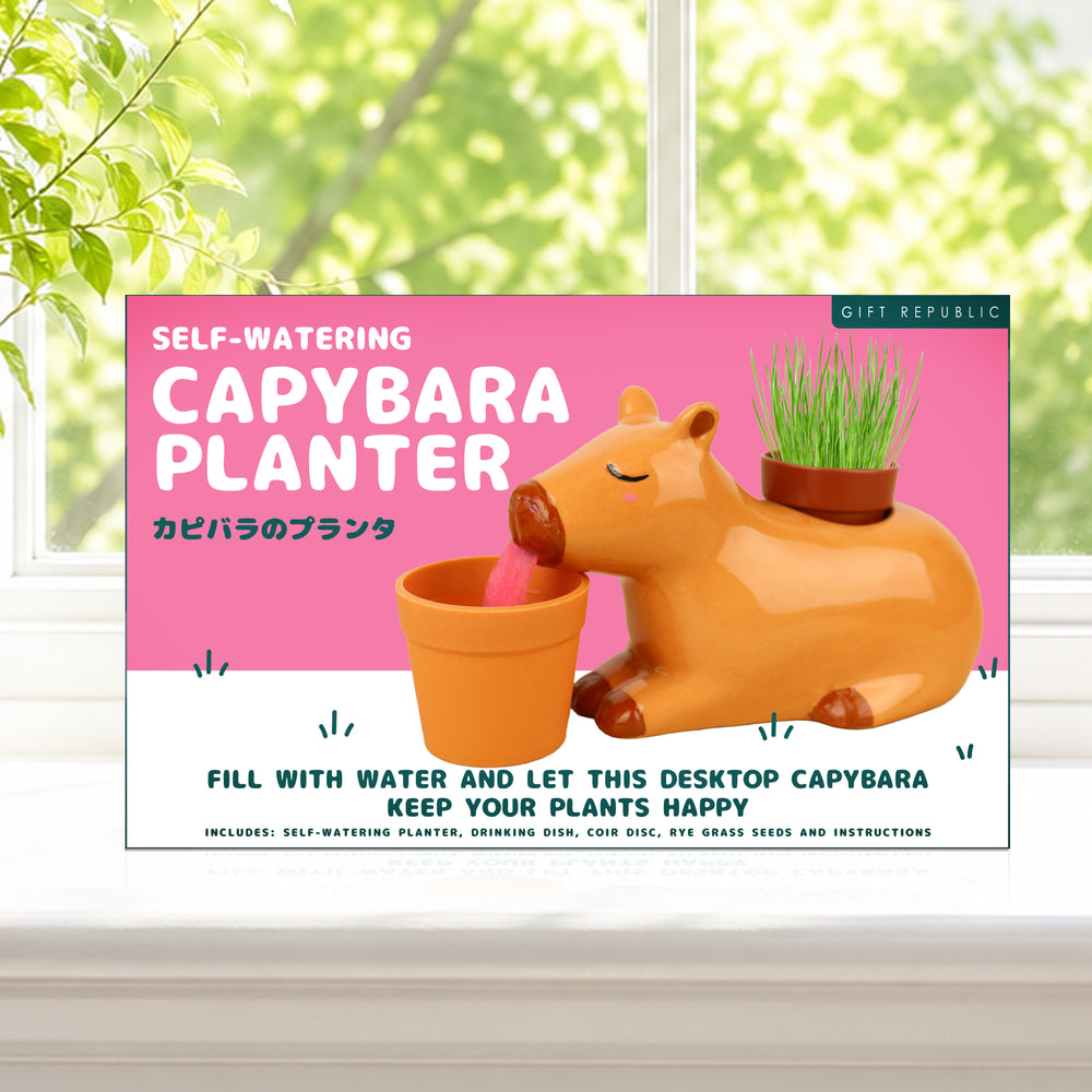 Gift Republic Self-Watering Capybara Planter