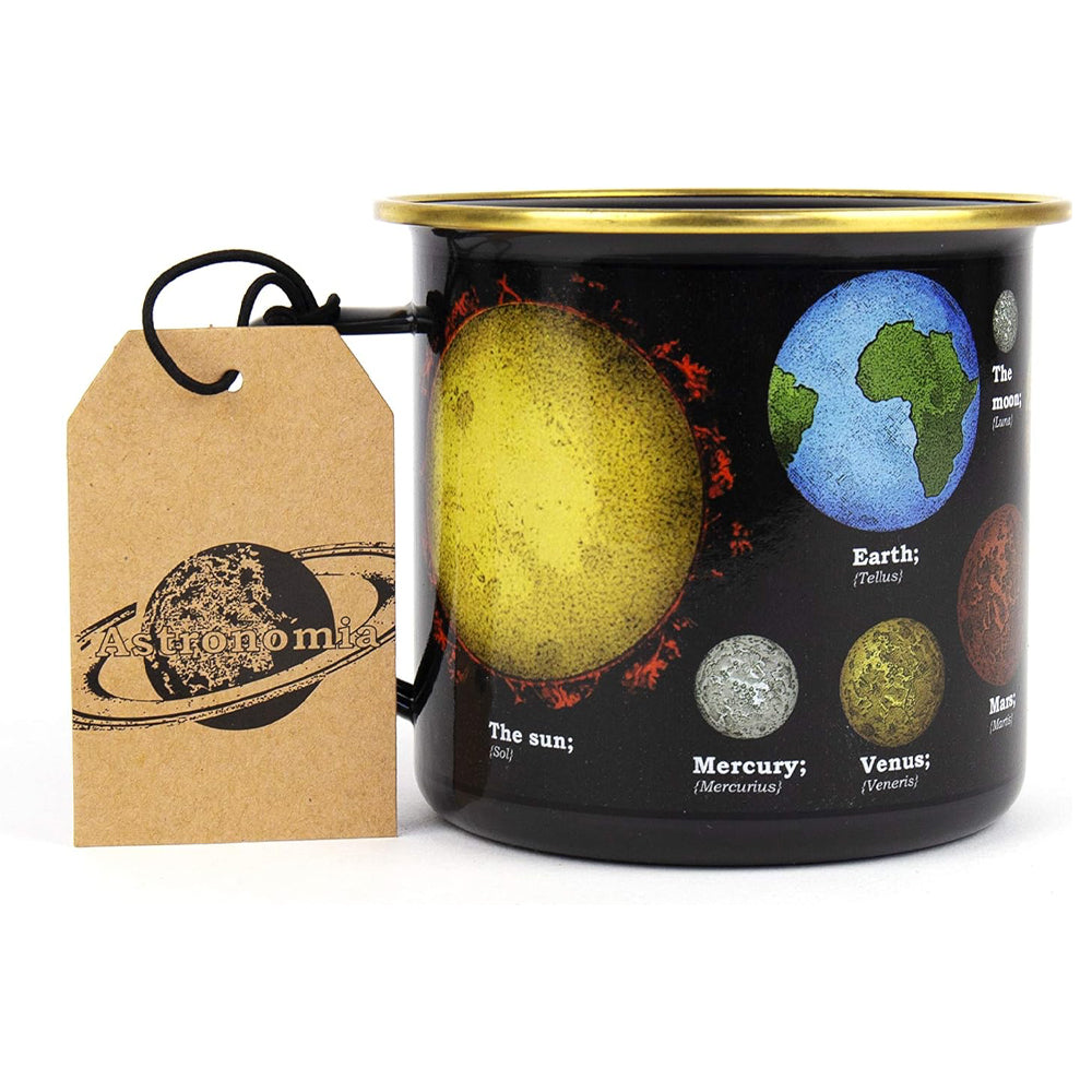 Gift Republic Space & Planets Astronomy Enamel Mug