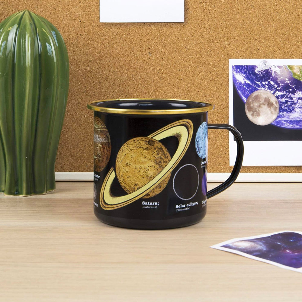 Gift Republic Space & Planets Astronomy Enamel Mug