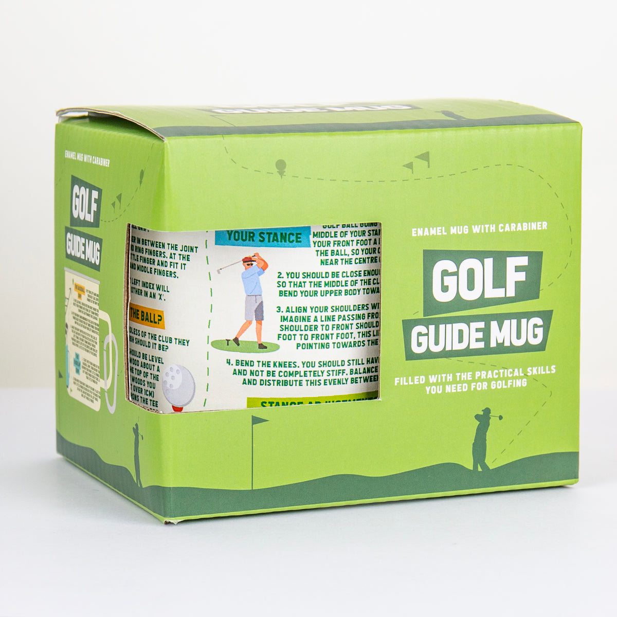 Gift Republic Golf Guide Enamel Mug