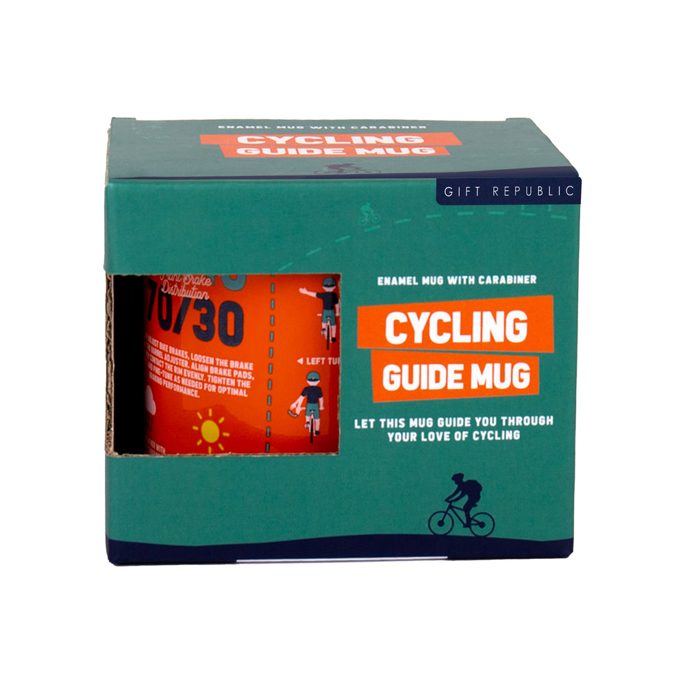 Gift Republic Cycling Guide Enamel Mug