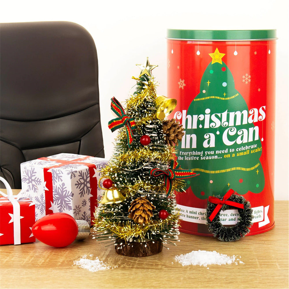 Gift Republic Christmas in a Can - Mini Christmas Tree & Decorations!